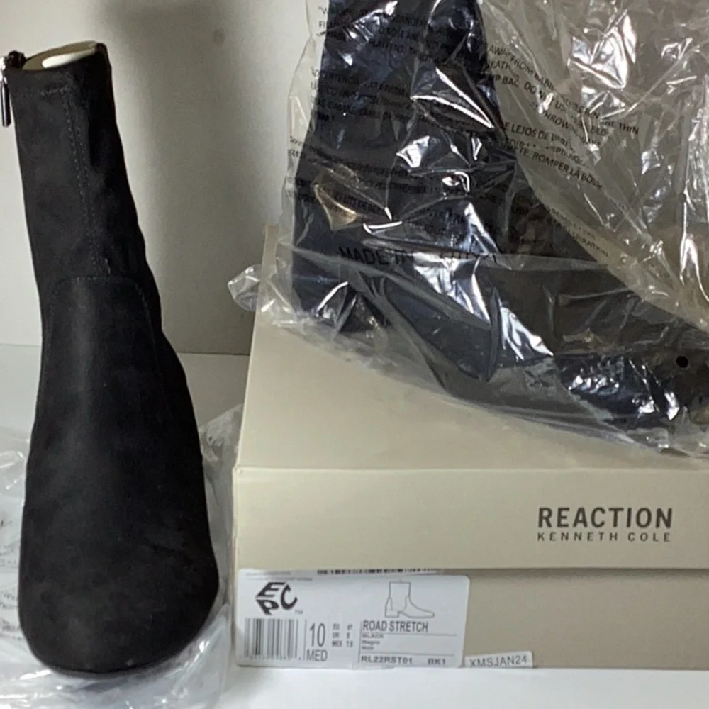 Kenneth Cole Reaction Women's Road Stretch Block Heel Booties
